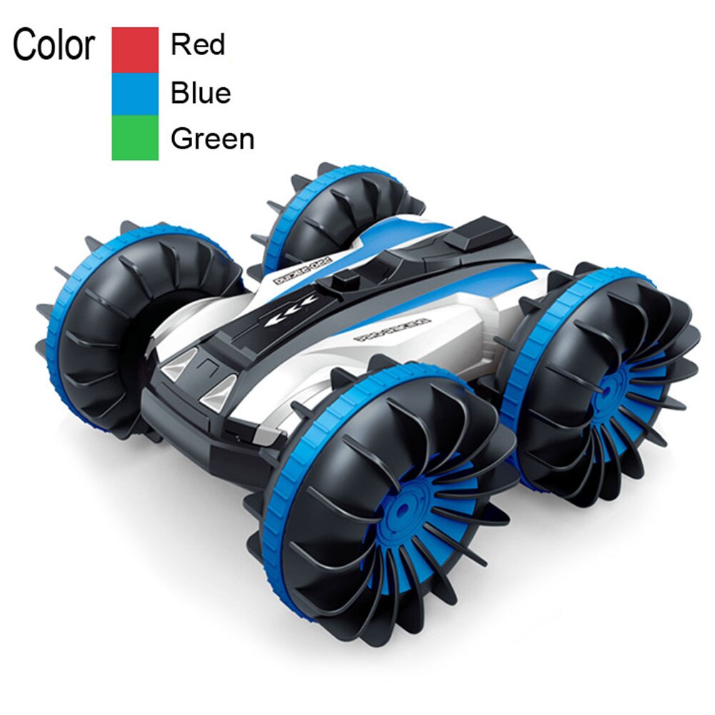 2.4GHz 4WD 1:18 Double-sided Prodezza Regalo di 360 Gradi Gira Anfibio Barca RC Auto Rotativo Impermeabile Giocattolo Per Bambini di compleanno Off Road