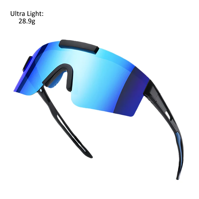 FLYING WAVES Unisex Polarized Cycling Sunglasses MTB Sports Goggles Windproof UV-resistant Driving Sunglasses for Men Women