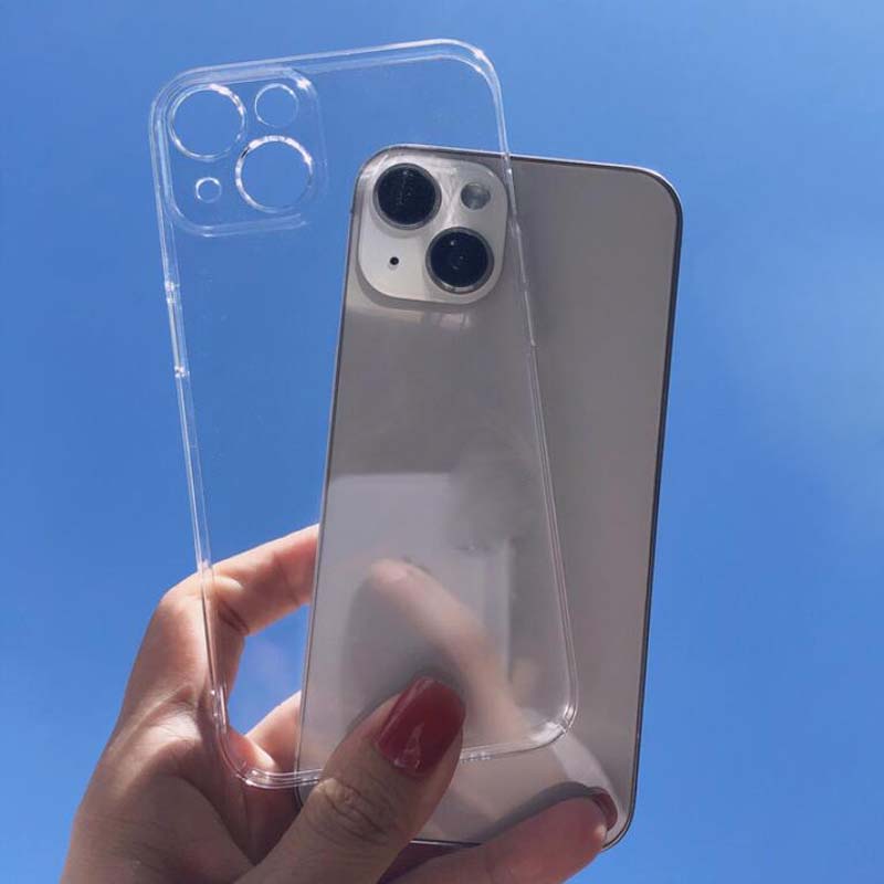 Transparant telefoonhoesje voor iPhone 11 12 13 14 15/PRO/PROMAX/PLUS