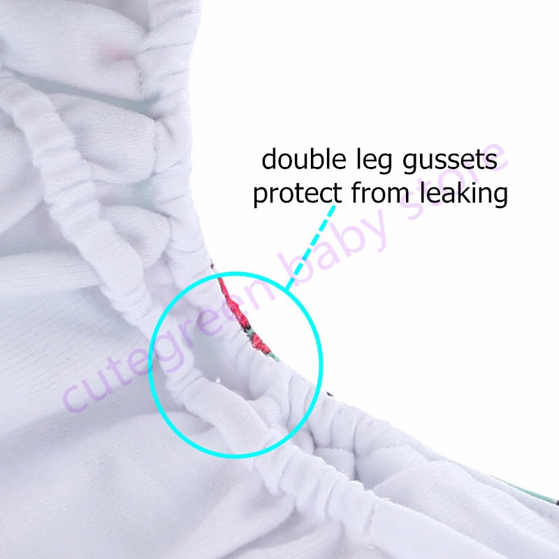 3 stücke Doppel Zwickel PUL Tasche Windel; Baby Tuch windeln wiederverwendbar; Waschbar Baby Windeln Schlauch; ökologische Windeln Baby Windel Abdeckung