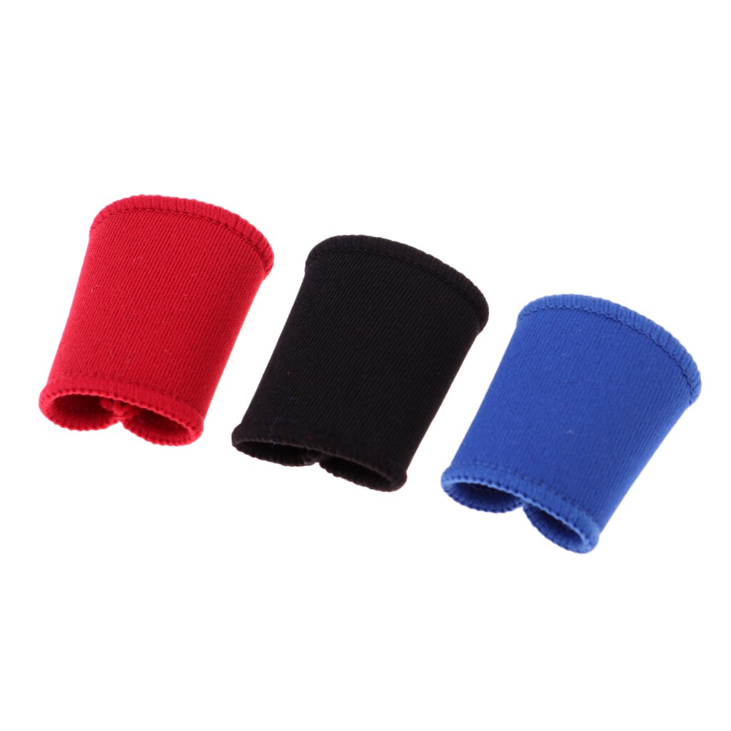 3Pieces Neoprene Finger Protective Sleeves Fingers Guard Gear Volleyball Sport