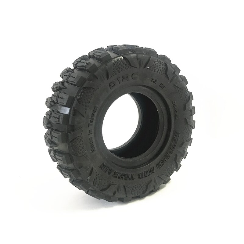 D1RC RC Car Tires - 4 PCS Super Grip 2.2 Inch 120mm for 1/10 Scale Axial TRX4 D90: 1 pc