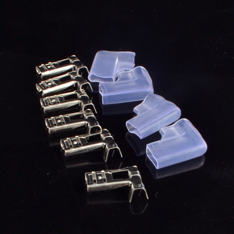 50Sets/100pcs 6.3 the plug spring insulated termin... – Grandado
