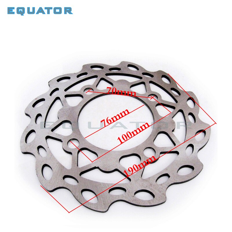 Motorcycle dirt pit bike parts Front Rear disc brake disc plate for Motorcycle CRF 50 CRF70 KAYO KLX 110cc-125cc Apollo T40