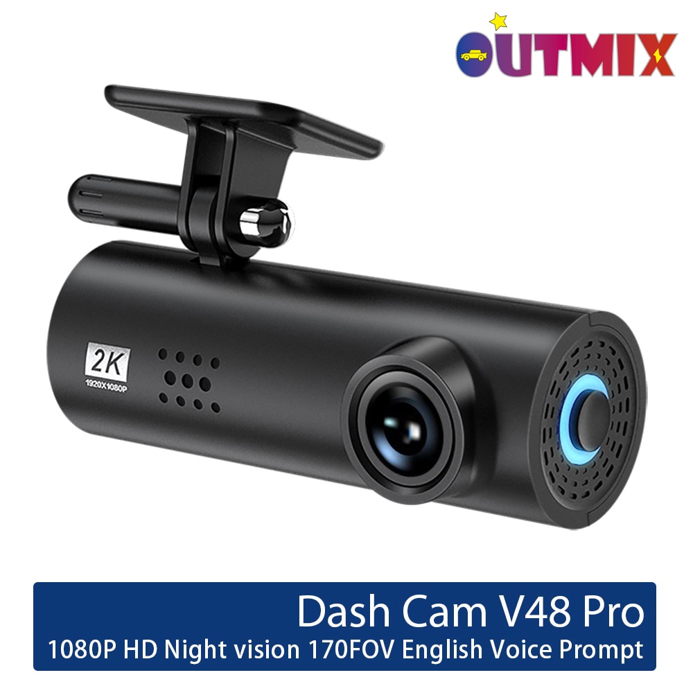 Dash Cam Auto Dvr Camera Wifi App & Engels Gesproken Aanwijzingen 1080P Hd Nachtzicht G-Sensor Video recorder Dashcam Camcorder