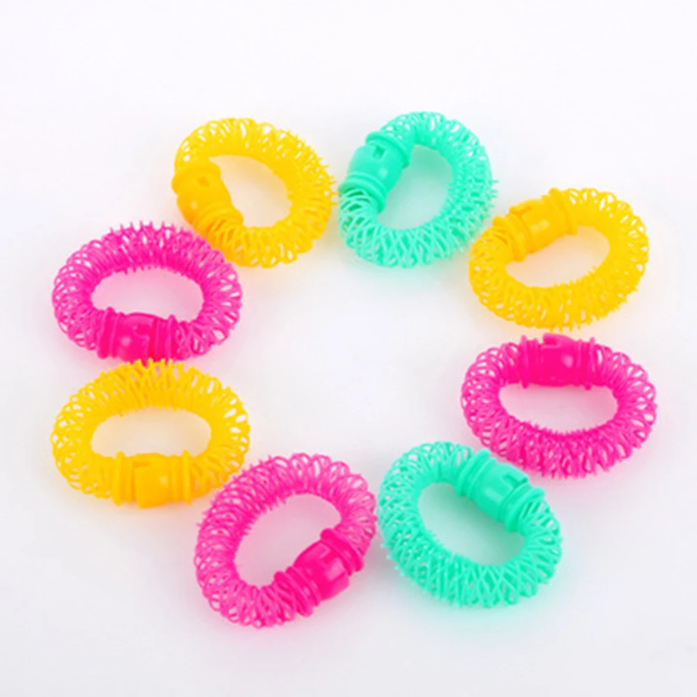 Биukanди modelador de cabelo donuts estilo de cabelo rolo cachos de cabeleireiro sem calor cachos espirais diy para acessórios de cabelo femininos: Verde