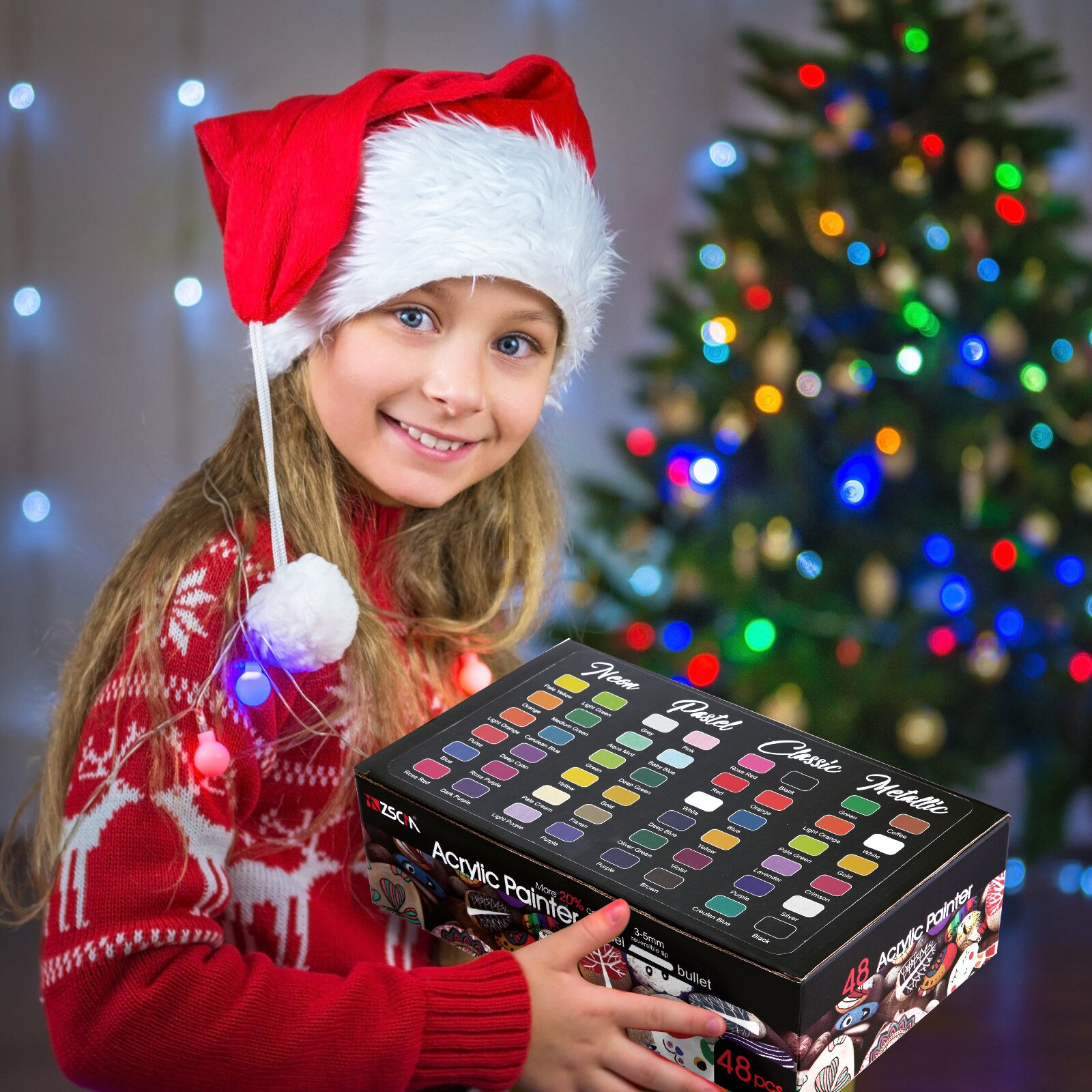 Acryl Verf Marker 60 Kleuren Kwast Met Canvas Tas Geschikt Voor Rock Schilderen Steen Keramiek Hout Canvas Verf Marker set