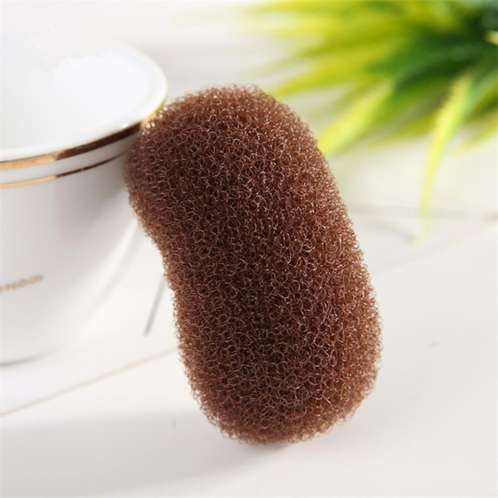 Magic Bun Hair Base Bump Hairpin Hair Tool Sponge Braider Hair Maker Styling Twist Styling Insert Braider Tool Black Beige: Coffee