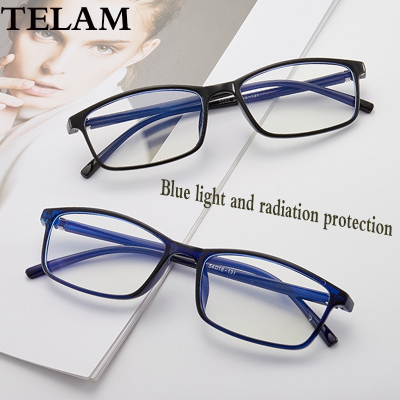 Anti-Blue Optoelectronic Computer Glasses Women's Anti-Eye Fatigue Computer Game Goggles Male/Female Harmful Shading Glasses