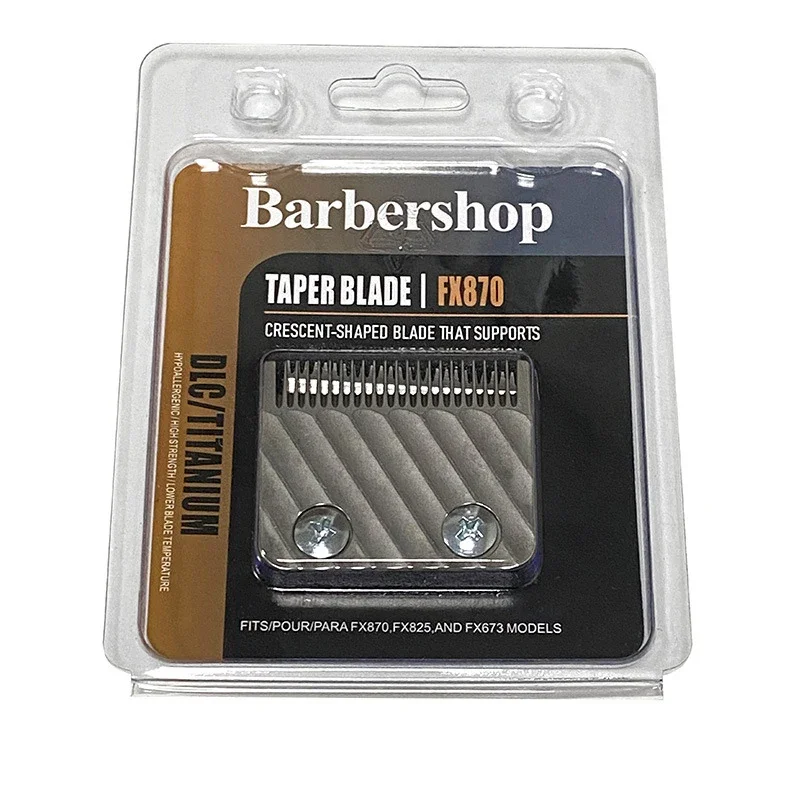 Hair Trimmer Replacement Blades Suitable For BabylissPRO Barberology FX870/FXF880/FX810/FX825/FX673N Clippers: Dark Khaki