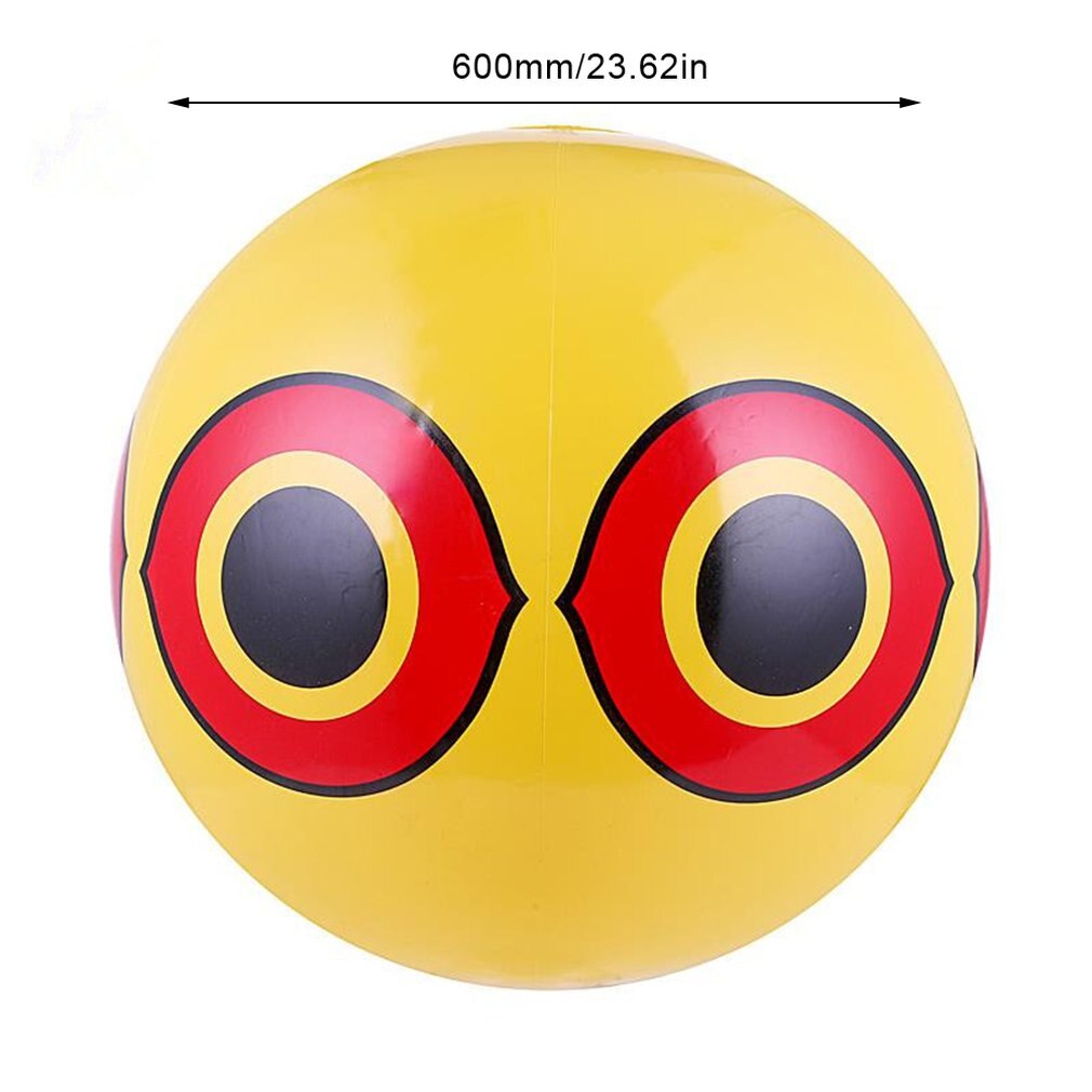 Opblaasbaar speelgoed pvc opblaasbare strandbal boomgaard bescherming tegen vogelbal horror oogbal boerderij bescherming tegen vogelballon