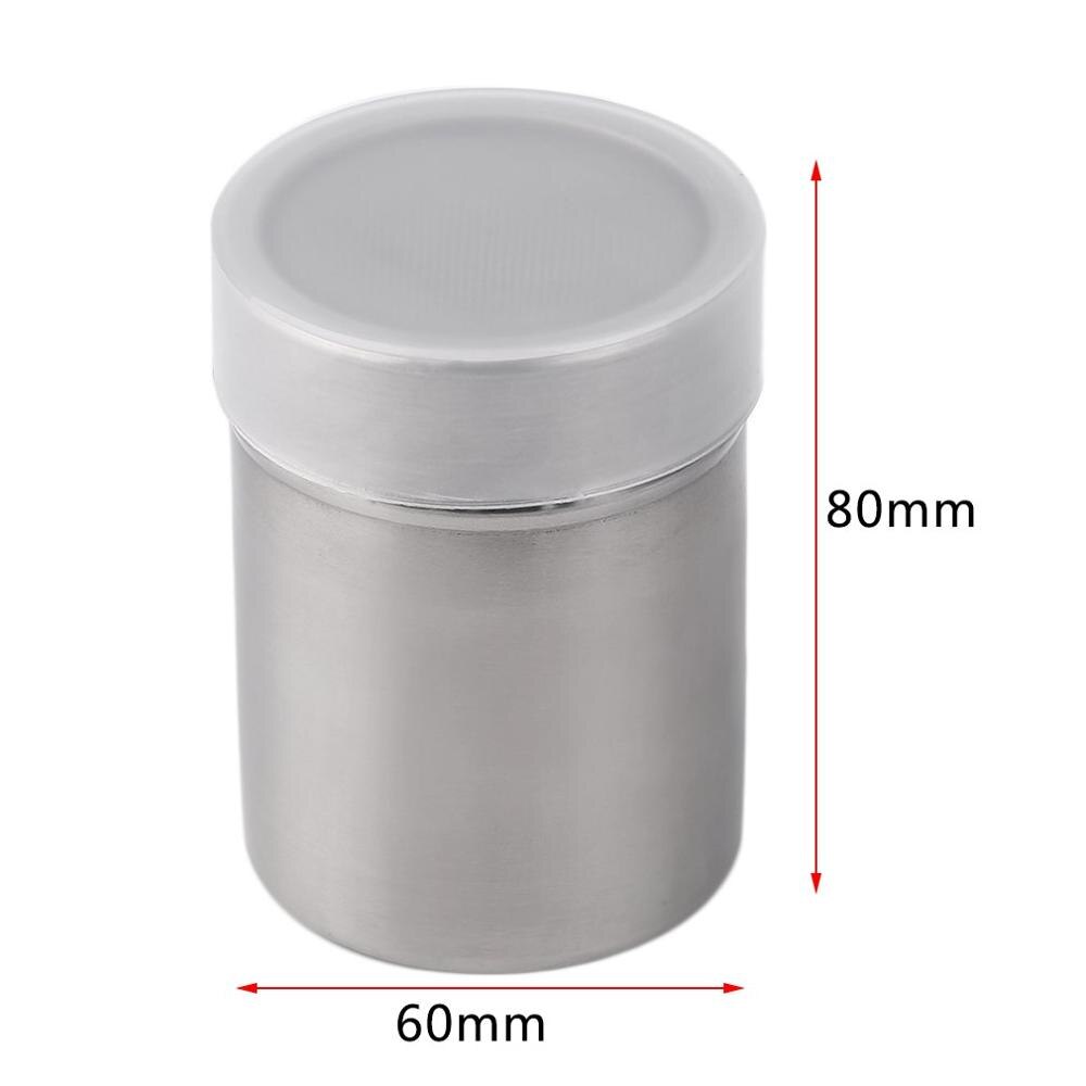12 Stuks Rvs Chocolade Shaker Cacao Meel Koffie Zifter Koffie Stencils Template Strooit Pad Duster Spray