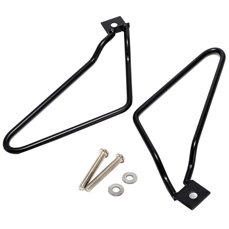 Alforjas de motocicleta, bolsas de sillín, soporte de sujetador para-Davidson Sportster 883 Iron XL883N Dyna Bob Fxdf Softail v-rod Caf