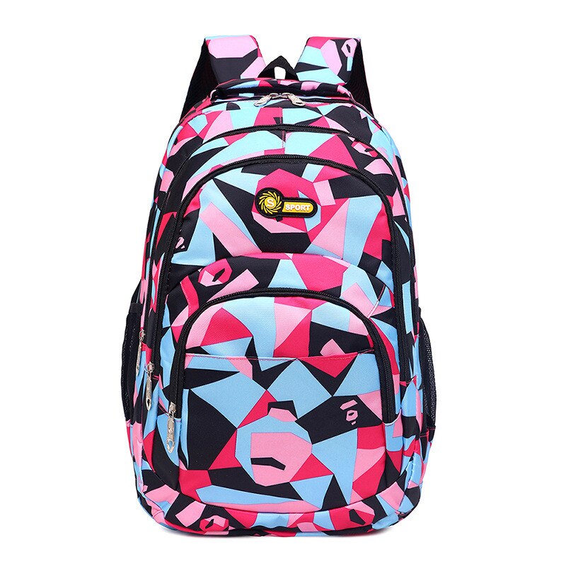 Junior High School Backpacks For Girls Primary Kids Bags Large Capacity School Bags For Children Boys Mochila: pink