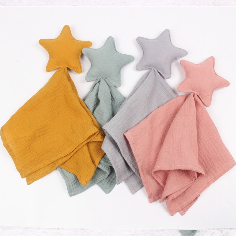 Moon Star Baby Comfort Veiligheid Deken Kalmeren Rustgevende Handdoek Nfant Benodigdheden Voor Baby Meisjes Jongens Slapen Spelen Knuffel Blanke