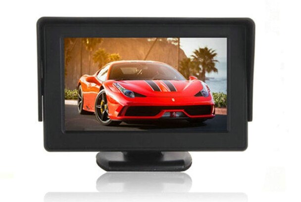 Car Styling 4.3 Inch TFT LCD Screen Car Monitor Display with wifi Rearview Reverse Backup Camera Car TV Display