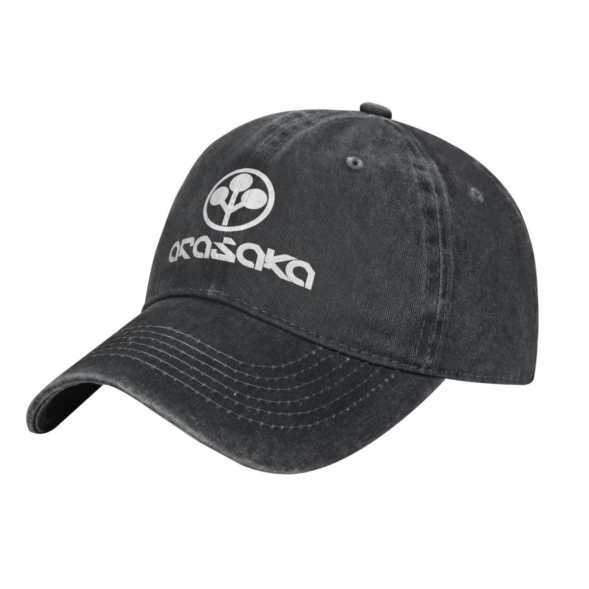 Arasaka merchandise casual baseballkeps vår klassiskt tryck truckerkeps solskyddande sport snapback-keps unisex baseballkepsar: Svart