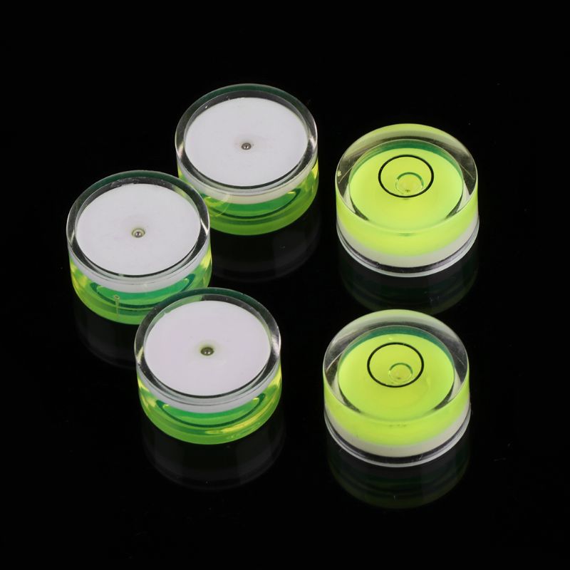5 pièces niveau à bulle rond Mini niveau à bulle Bullseye niveau Instrument de mesure niveau à bulle