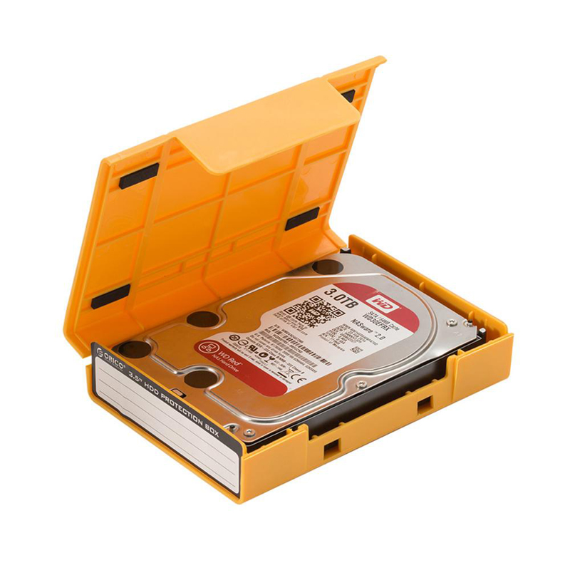 ORICO PHP-35 boîte de disque dur sac de rangement antichoc 3.5 pouces boîte de Protection de disque dur housse de Protection avec fonction étanche: Or