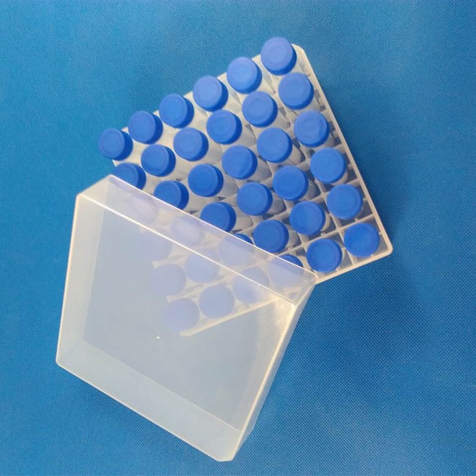 5ml/36vents Freezing Tube box+36 pcs 5ML Freezing Tubes Centrifuge Tubes Flat plastic test tubes
