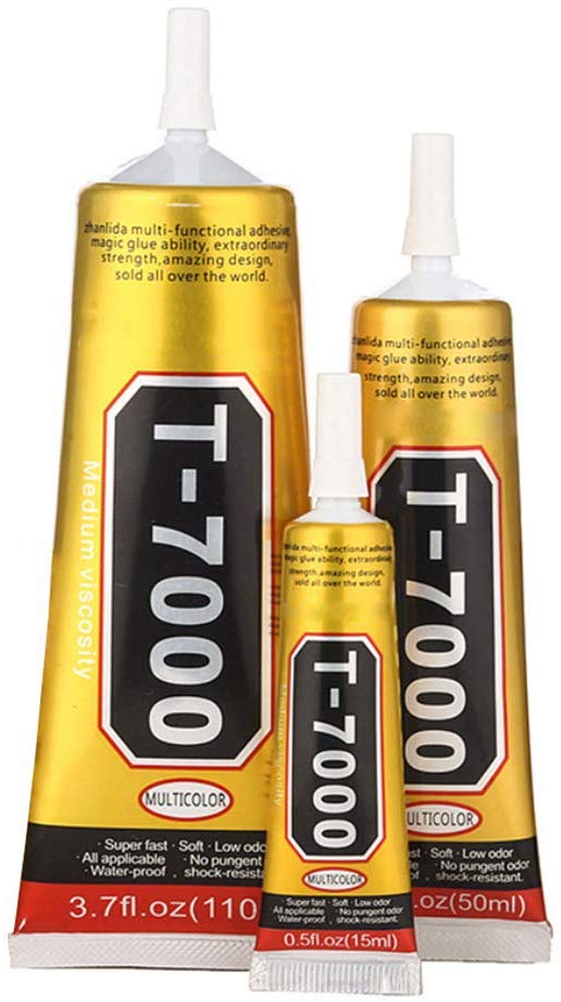 T7000 50 Ml Lijmen Multipurpose Lijmen Super Lijmen T-7000 Zwarte Vloeibare Epoxy Lijmen Voor Diy Ambachten Glas Telefoon Geval Metalen stof