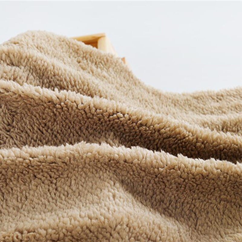 Tissu en laine d'agneau 50x160cm, peluche velours pour vêtements, jouets faits à la main, textiles de maison: 6