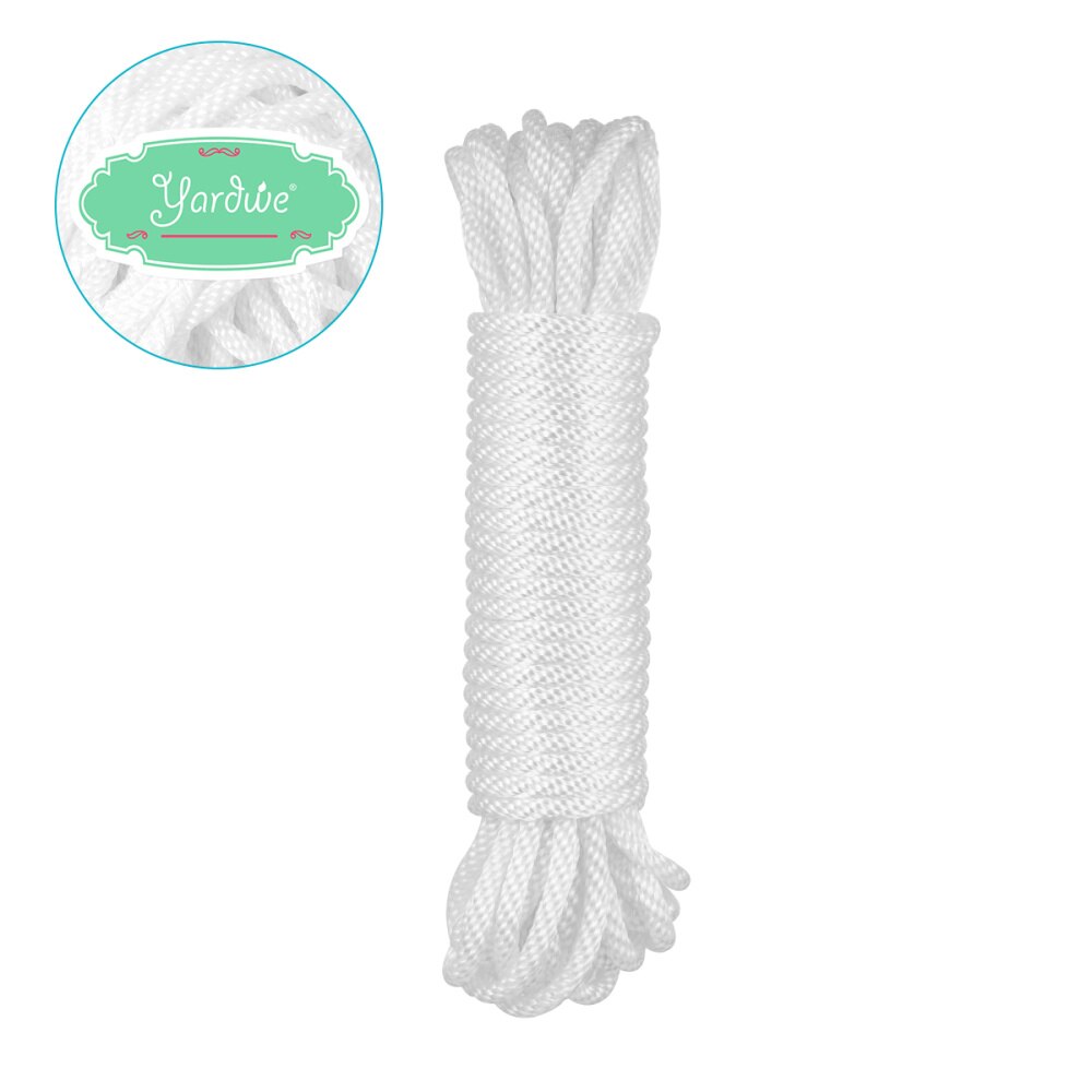 Yardwe 6Mm Diameter Vlaggenmast Lifting Touw Vlag Halyard Nylon Touw Vervanging Touw Wikkelen Opknoping Tool Voor Thuis Outdoor Suppli