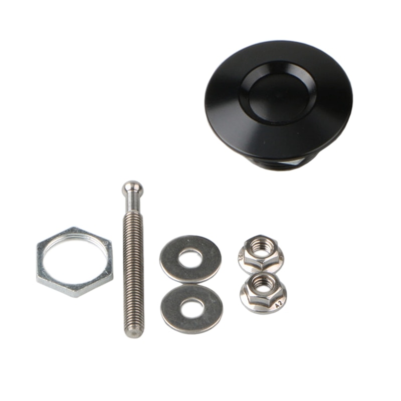 30mm uniwersalny przycisk zatrzask mocujący szpilki zapinana na klips zestaw maski silnika blokada aluminium samochód szybki zatrzask: Default Title