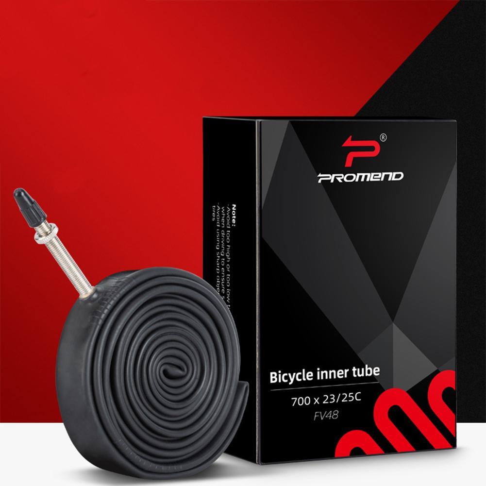 Bike Inner Tube For Mountain Road Bike Tyre Butyl Rubber Bicycle Tube Tire 23-25c 700c Presta Schrader Valve Tube Rubber Nozzle