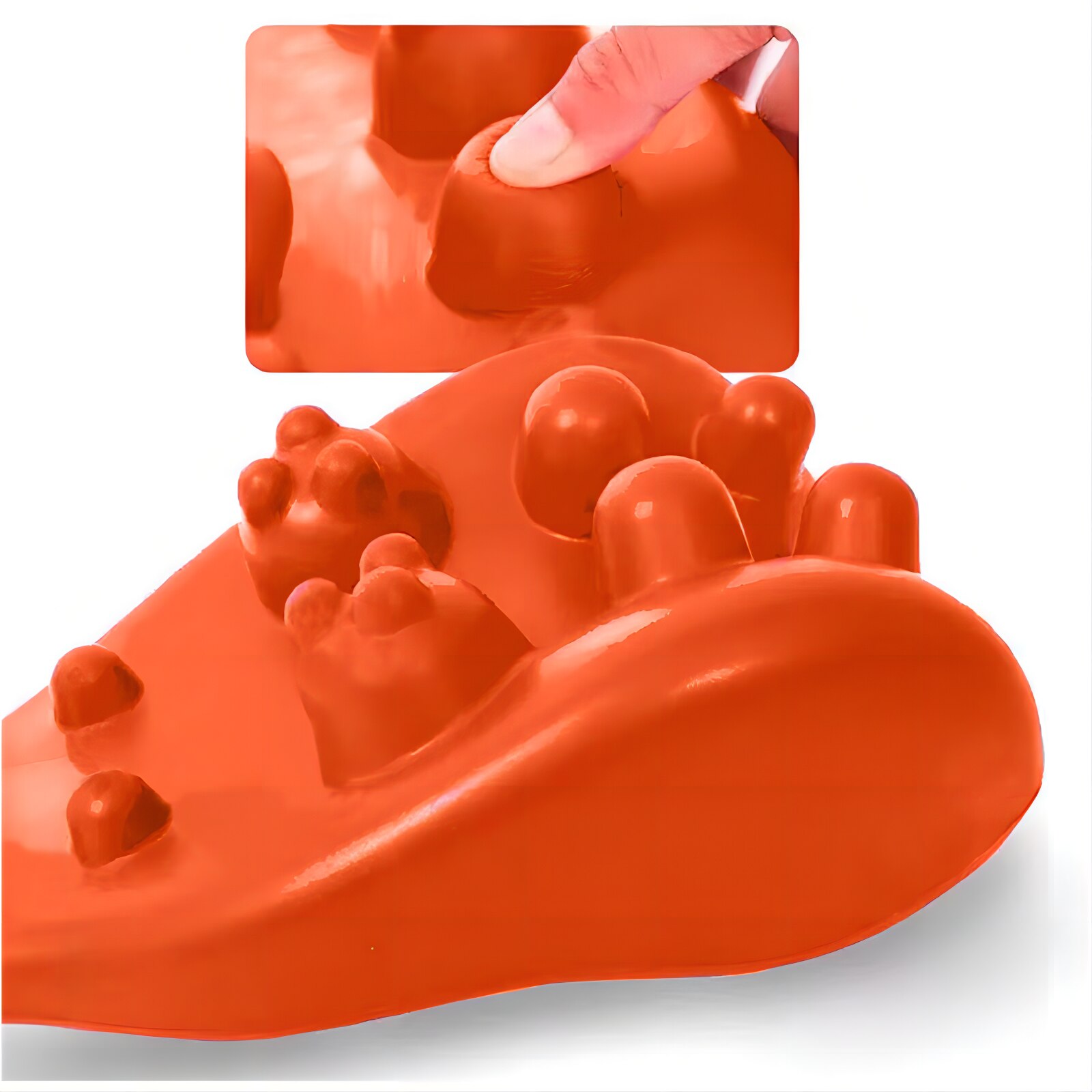 Digitopressione supporto per il collo rilassamento della tensione rilassamento della spalla del collo per massaggio della trazione cervicale cuscino antidolorifico chiropratico