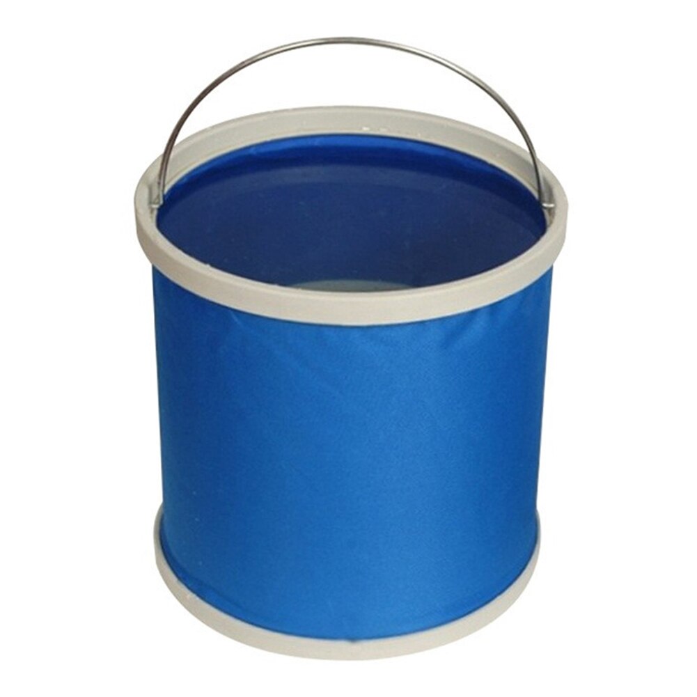 Portable Water Bucket Foldable Outdoor Travel Camping Hiking Fishing Water Storage Container Drinking Picnic Barrel: 11L