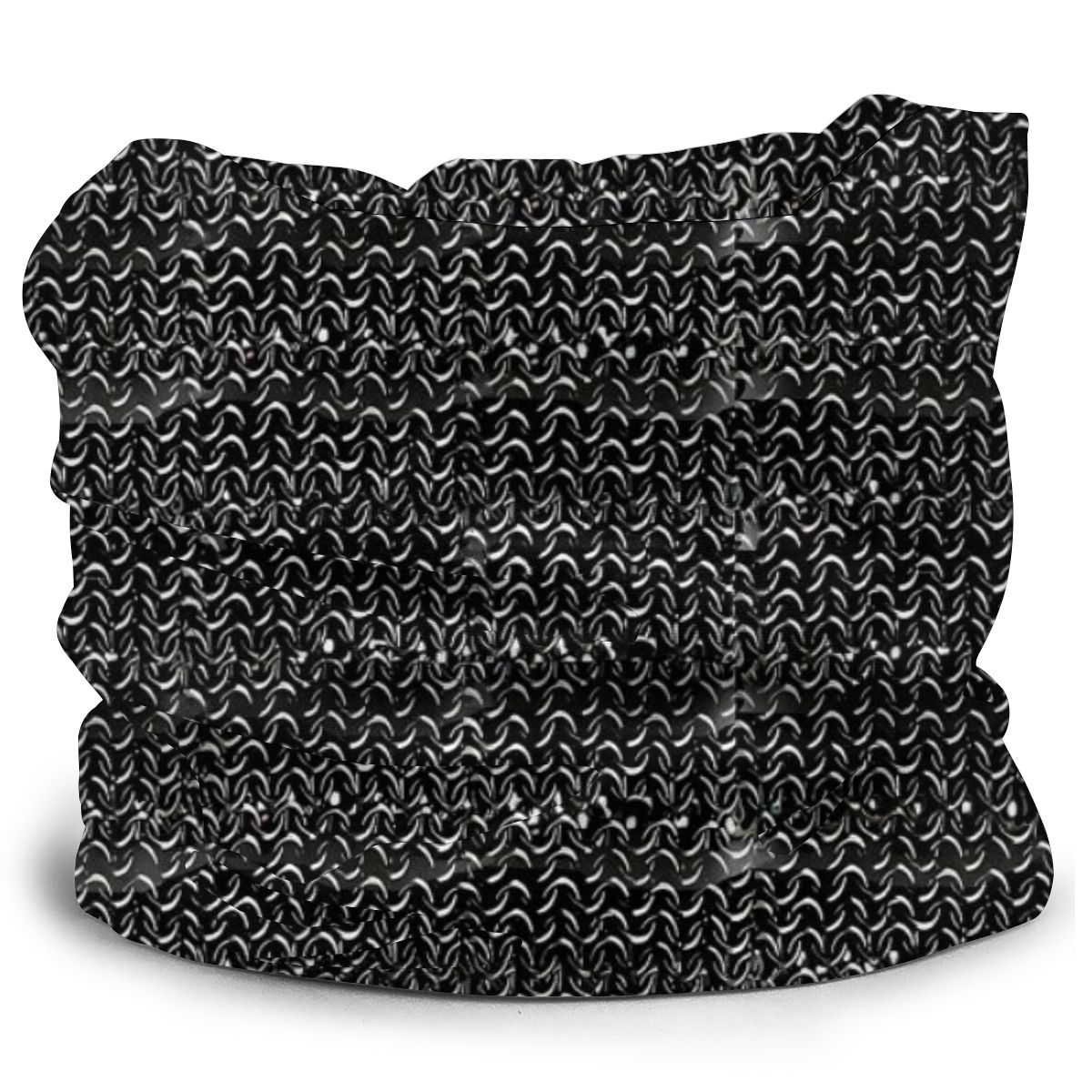 Chainmail Medieval Armor Art adult Head Bandana Magic Neckerchief Face Cover Versatility Caps Cycling Elastic snood scrunchie