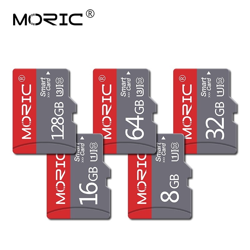 Moric Micro SD 256GB 128 GB 64GB 32GB 16 GB G 8 GB Micro SD de 4gb tarjeta SD/TF tarjeta Flash tarjeta de memoria 32 64 microSD de 128 GB, adaptador,