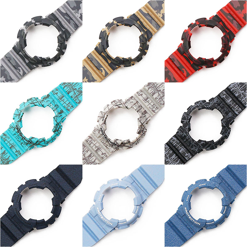 Camouflage résine bracelet montre pour hommes accessoires broche boucle sangle étui pour Casio CASIO G-SHOCK GD120GD100GA110GA100 hommes bracelet de montre