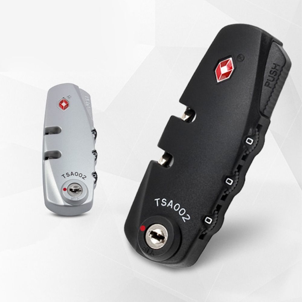 3 Digit Combination Password Lock Steel Wire Security Lock Suitcase Luggage Coded Lock Cupboard Cabinet Locker Padlock Bag Lock