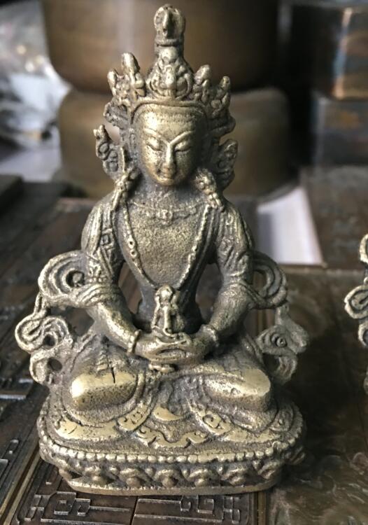 7cm White Tara Vajrasatt Manjushri, Guanyin, Green Tara, Longevity Buddha bronze statue off 50%: A