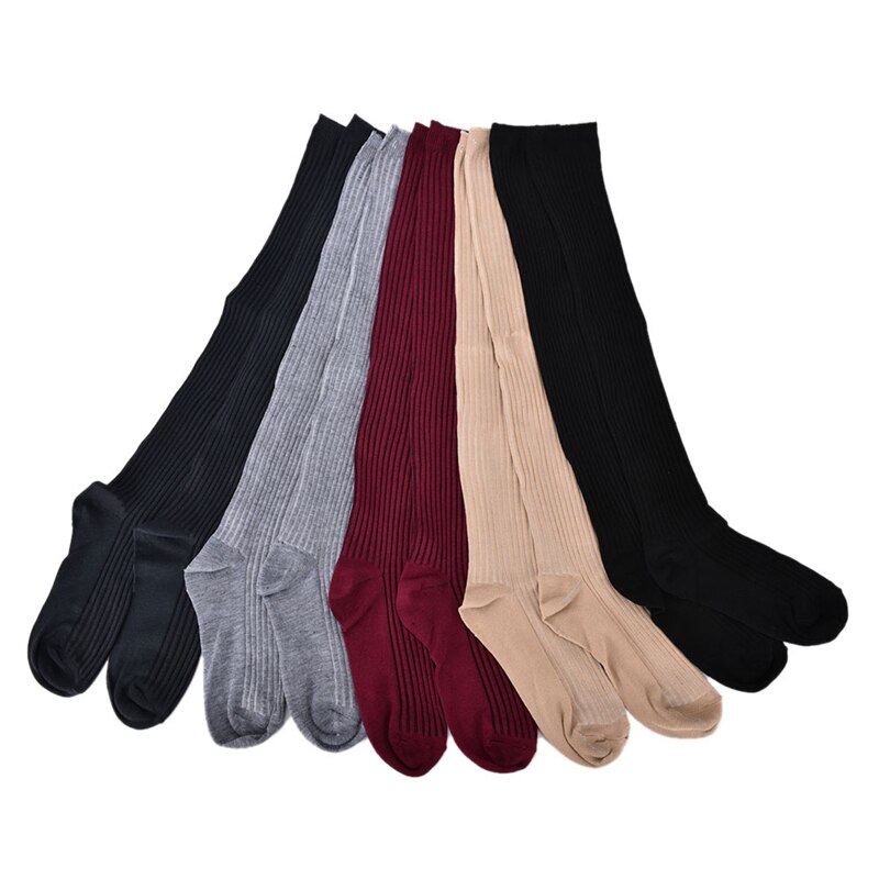 1 pari kestävät talvisukkahousut naisten tyttöjen pehmeät neulotut legginssit pituus:n. . 65cm