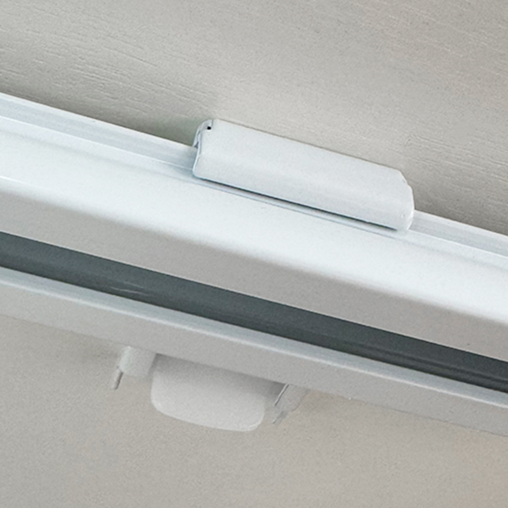 Extendable Curtain Track System Adjustable Curtain Rail Retractable Curtain Track with Telescopic Function: Red / 55-90cm