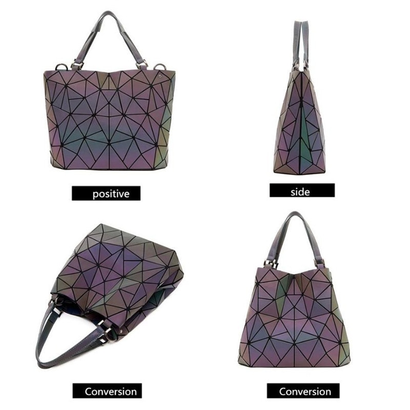 Sacs à Main de luxe lumineux femmes sacs concepteur dames Sac à Main sacs à Main pliants déformation fourre-tout Sac un Sac à bandoulière à Main