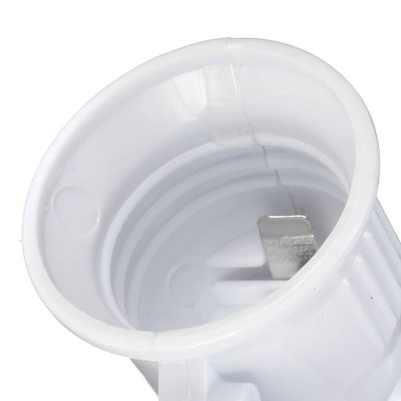 Lampe base  e27 to e27 dobbelt fatning lampe base holder converter splitter adapter til led lys pære 1a 220v
