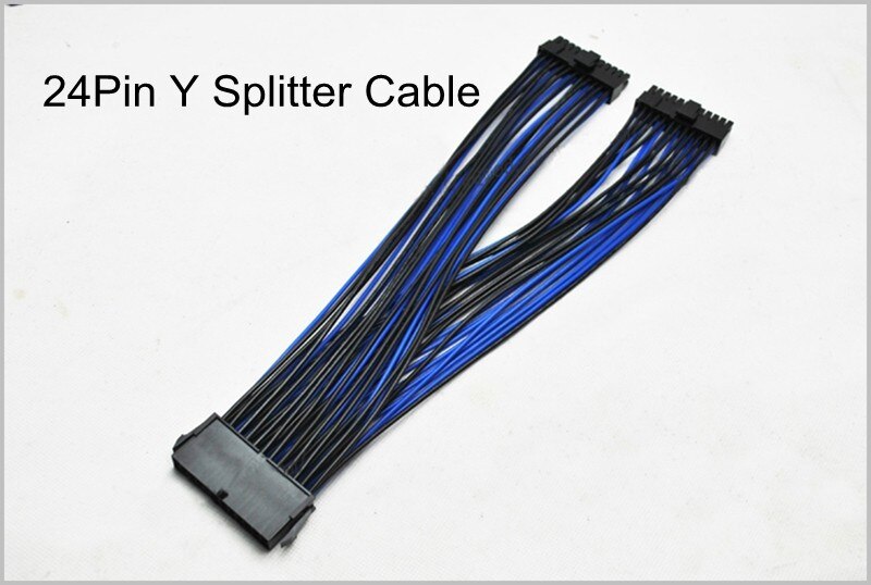Power Supply ATX /24-Pin Female to 24Pin/20Pin Male Cable Y Splitter - 30cm 60cm