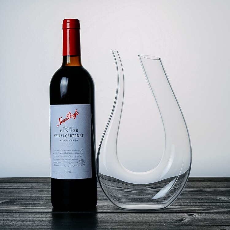U-shaped wine decanter box harp swan decanter Crystal wine separator