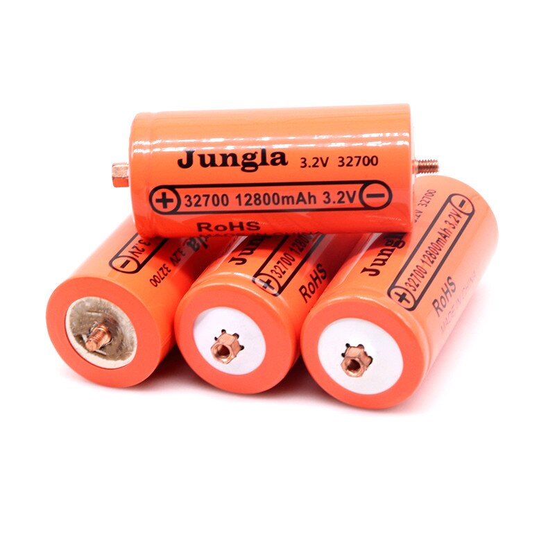 100% Original 32700 12800mAh 3.2V lifepo4 Rechargeable Battery Lithium Iron Phosphate Power Battery with screw