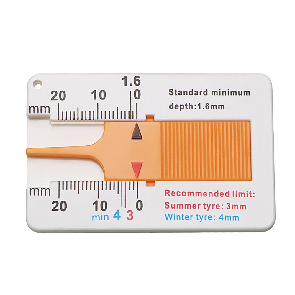 NICEYARD Tyre Tread Depth Gauge Tire Scale 0-20mm Depth Meter Vernier Depth Caliper