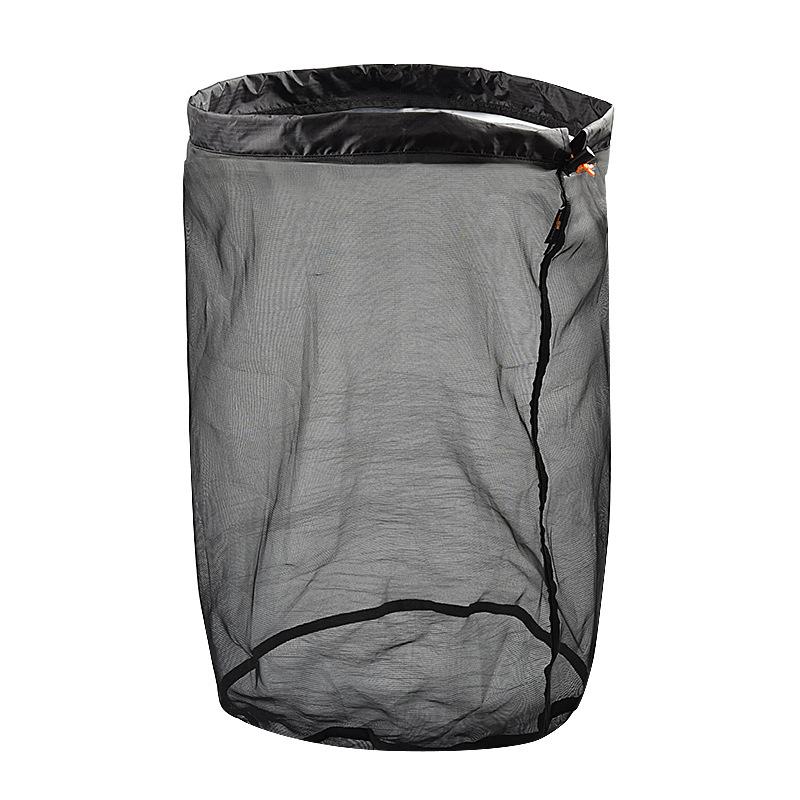 Bolsa de hamaca para dormir para acampar al aire libre, organizador de bolsas de almacenamiento para ropa de viaje, resistente al agua, bolsa de almacenamiento para hamaca: Black XXL