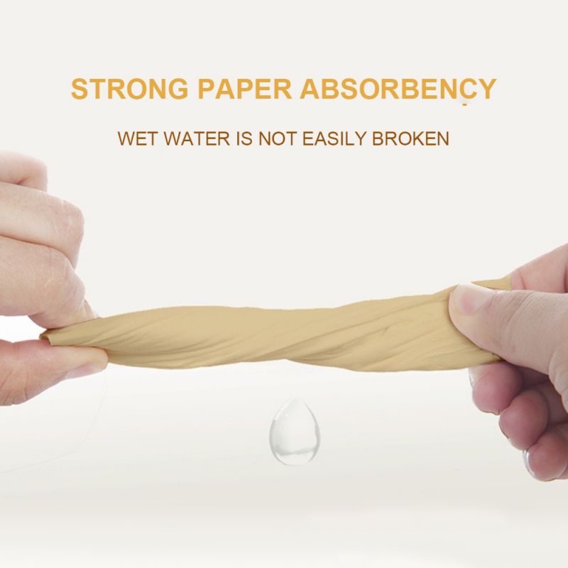 12 Rolls/set Toilet Paper Household Towel Bamboo Pulp Natural Useful Disposable Toilet Paper for Home Bath