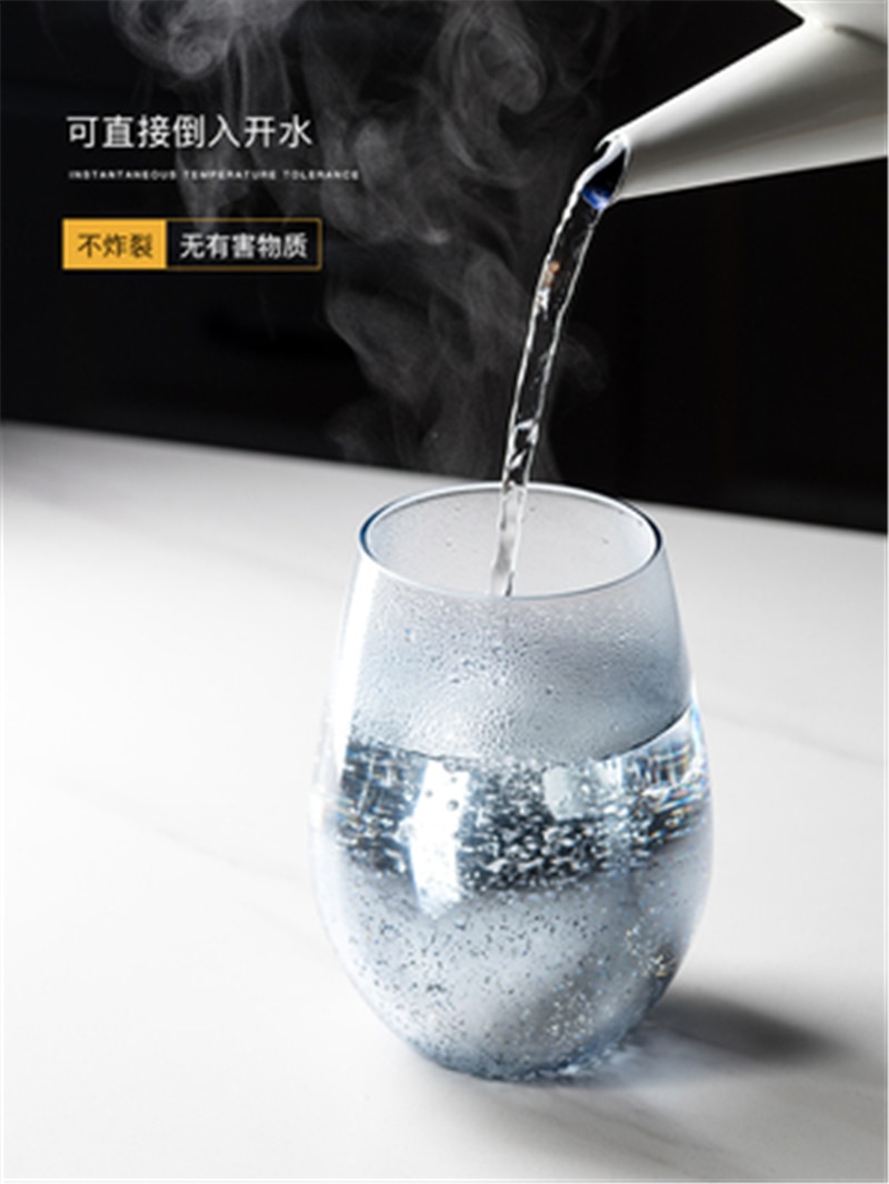 Starry sky gradient discoloration cup glass cup glass woman household tea cup office