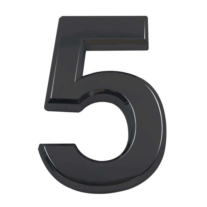10cm 3D Style Self Adhesive House Numbers and Letters Door Address Number Stickers for Apartments Mailbox Office Hotel Room