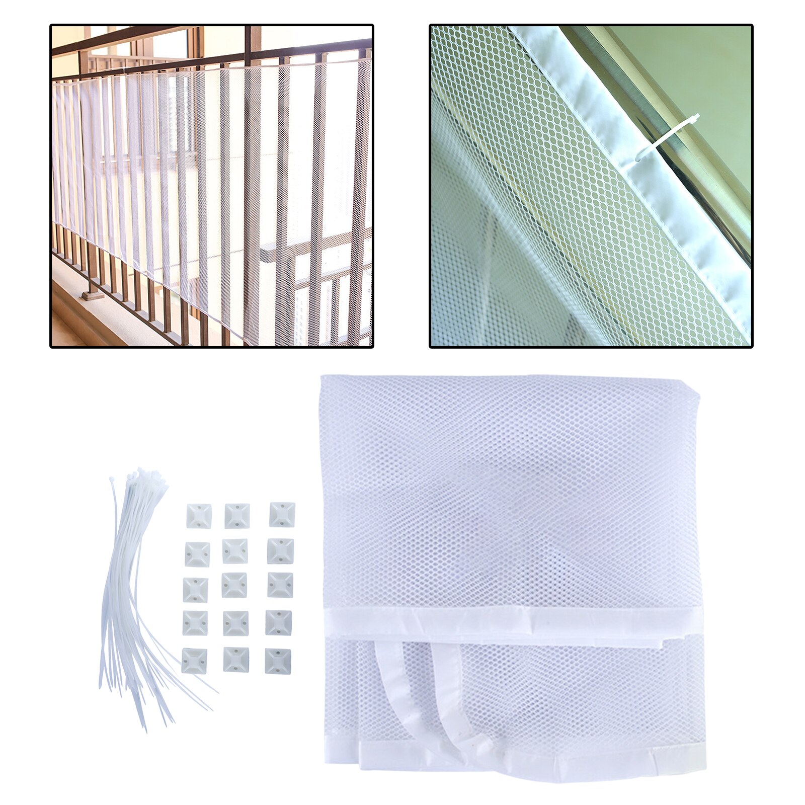 Durable Child Safety Net Balcony Railing Baby Fall Protection Netting Kids