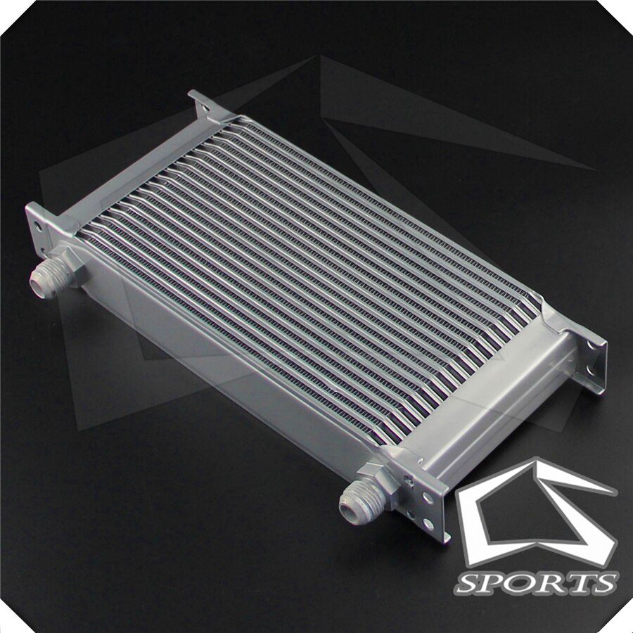 19 Row Alloy 10-AN Oil Cooler for Universal Cars AN10 Cooling System Powerful Turbo Series Direct Install